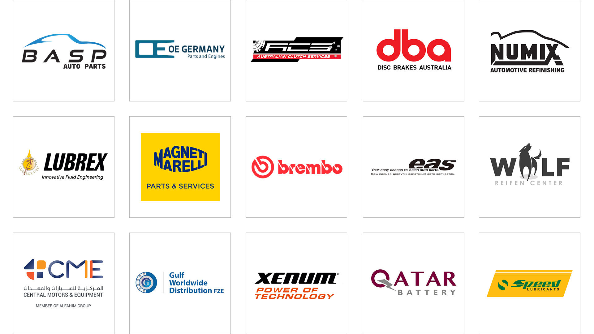 Automechanika Dubai - 2022 Featured exhibitors