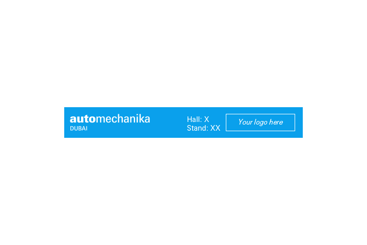 Automechanika Dubai - Personalised animated web banner