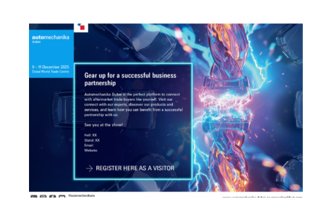 Automechanika Dubai 2025 - Personalised Ecard