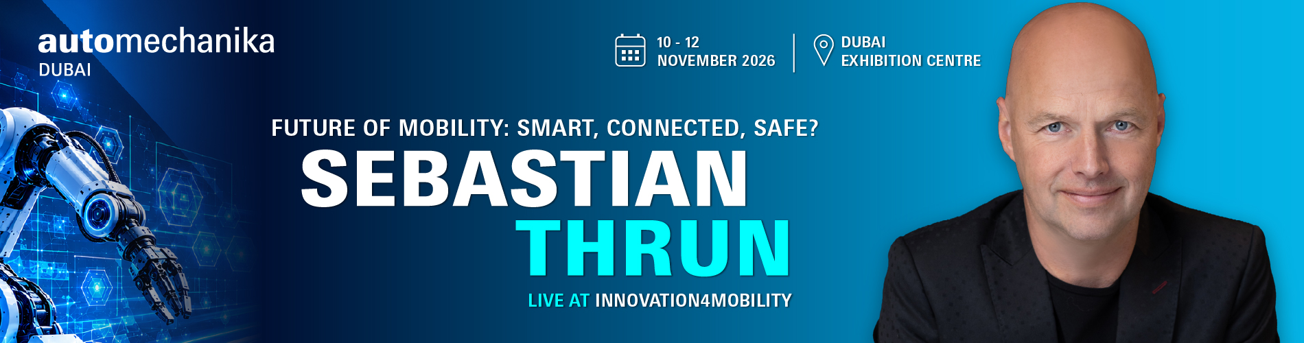 Sebastian Thrun - Automechanika Dubai