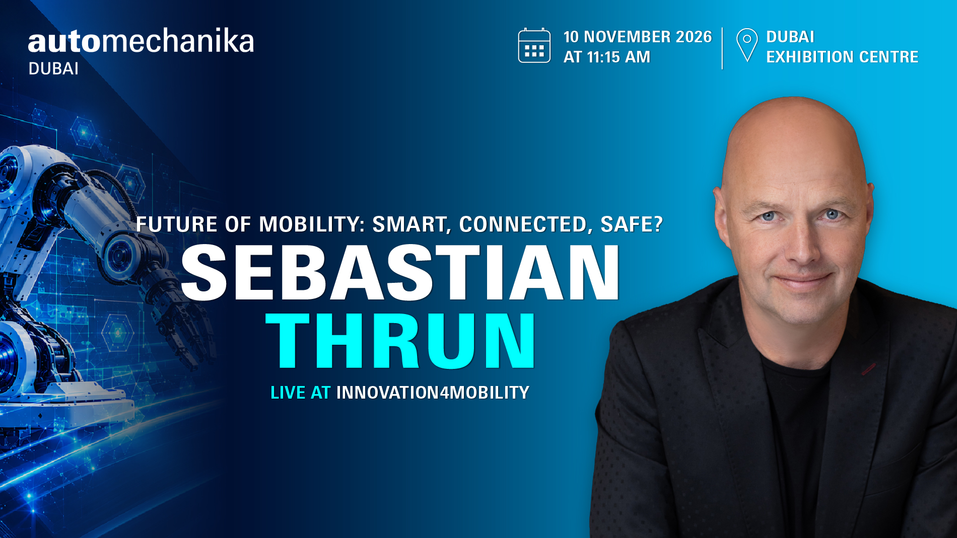 Sebastian Thrun - Automechanika Dubai